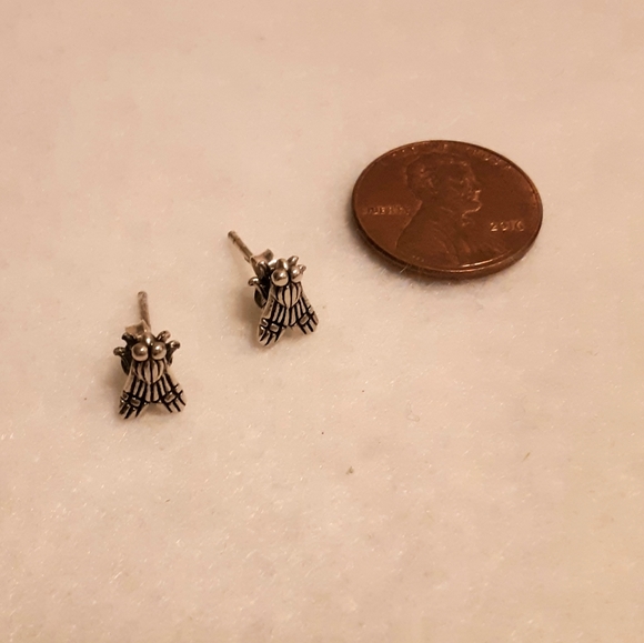 Silver earrings - Picture 2 of 2